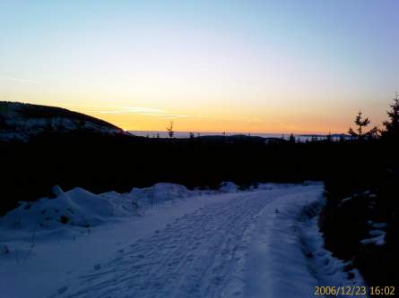 Sonnenuntergang auf 1200m